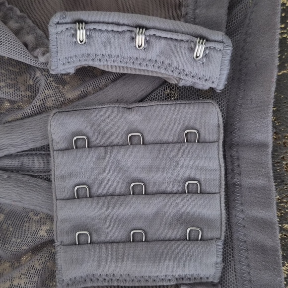 Victoria's Secret Sheer Gray Bra Unlined - Picture 2 of 3